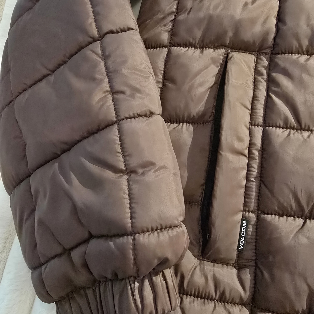 Volcom Brown Reversible Jacket - Picture 4 of 7